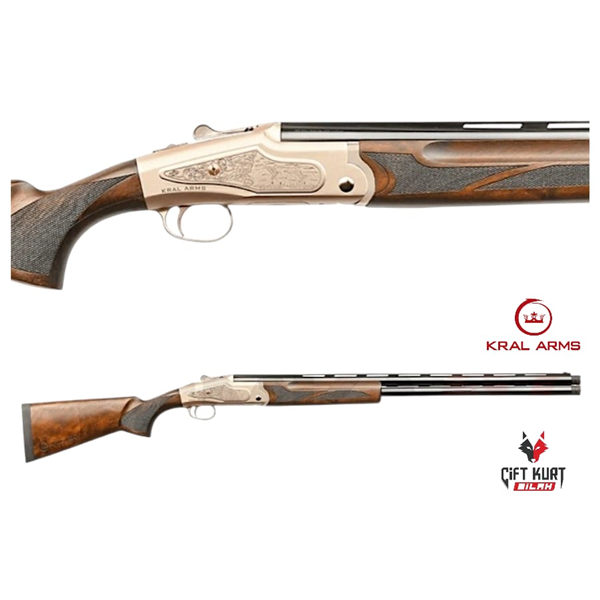 Kral Arms ST-500 Beyaz Süperpoze Yivsiz Av Tüfeği (Ejektörlü)